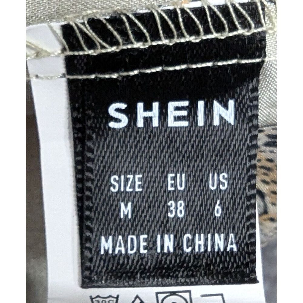 Shein Nightgown‎ Leopard Print Goldfish Gray Women's Medium - Picture 12 of 12